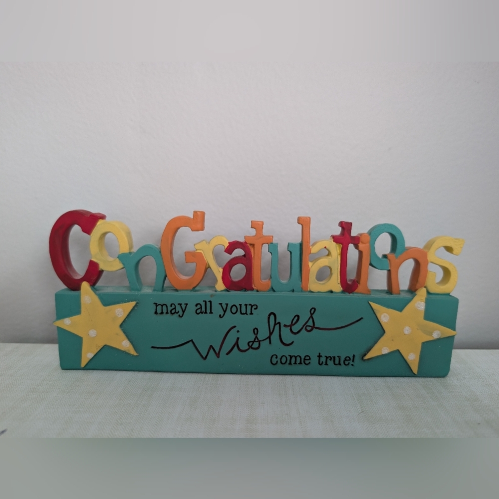 Congratulations Graduation Plaque